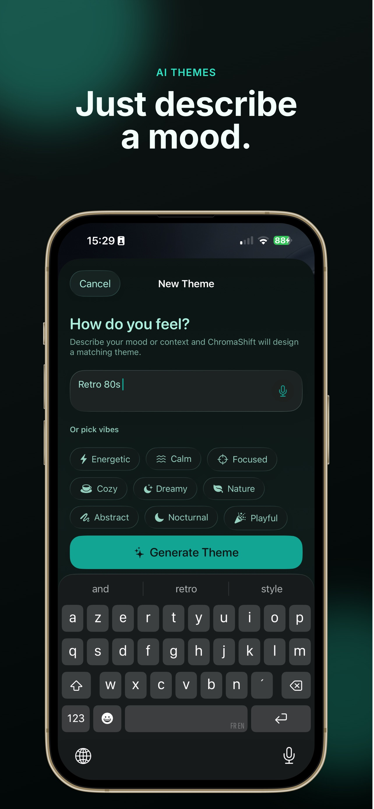 ChromaShift: AI Themes screenshot 2