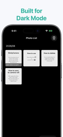 StickyCamera iPhone screenshot