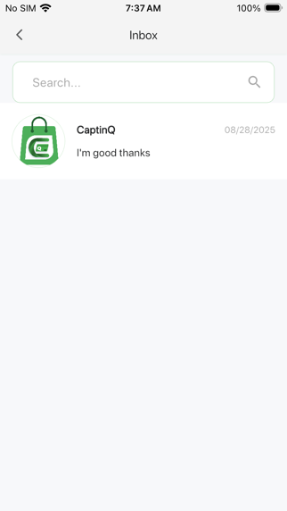 CaptinQ Marketplace screenshot
