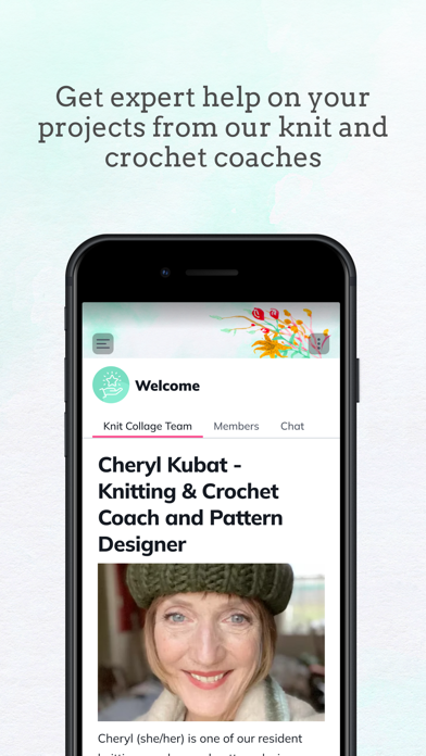 Knit Collage iPhone screenshot 3 - Education app