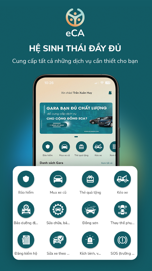 #2. eCA (iOS) 由: eCarAid Joint Stock Company