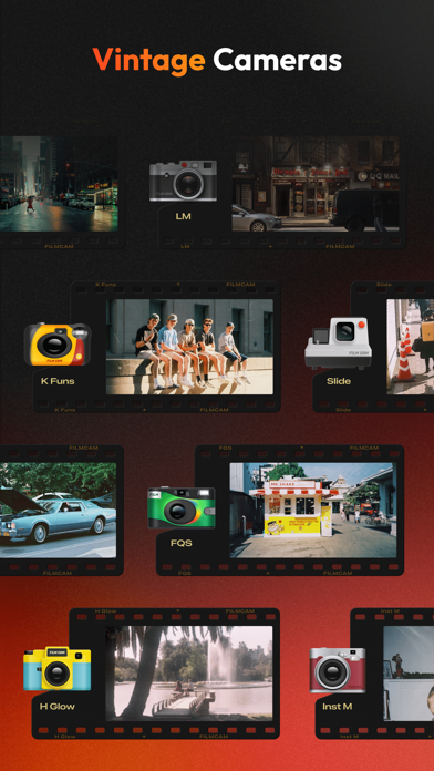 Film Cam: Vintage Camera iPhone screenshot 1 - Photo & Video app