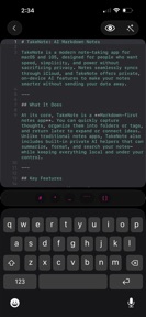 TakeNote: AI Markdown Notes screenshot
