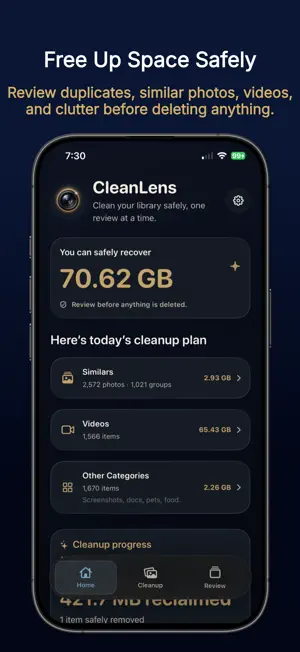 CleanLens: Clean Storage screenshot 1