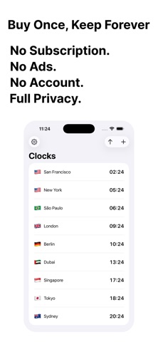 Zone: World Clock screenshot