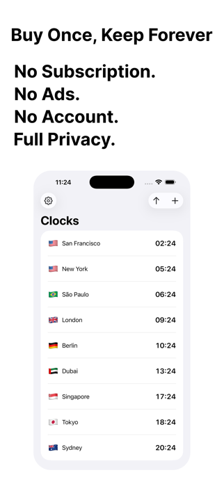 Zone: World Clock Screenshot 6 of 6