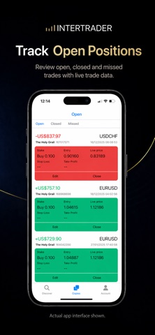 Intertrader Copy Trading Screenshot 1 of 4