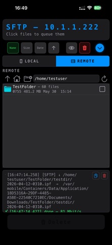 GeekNetTool iPhone screenshot