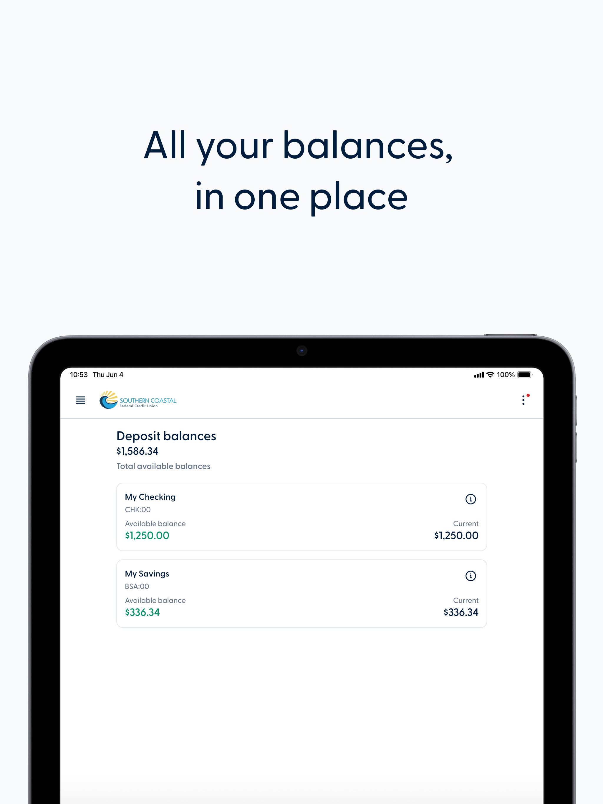 Southern Coastal FCU Mobile screenshot 7