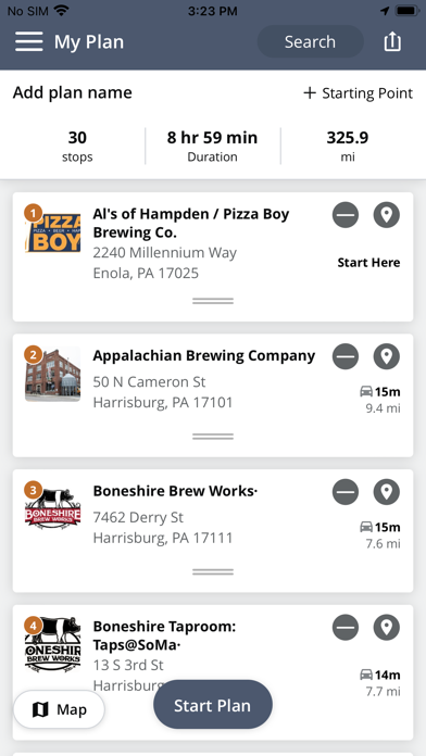 Brew Barons Beer Trail iPhone screenshot 9 - Food & Drink app
