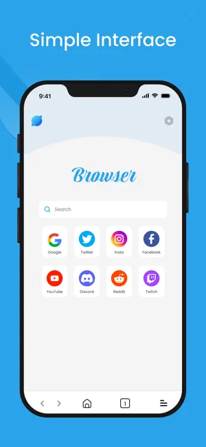 Internet Browser :Private,Safe screenshot 1