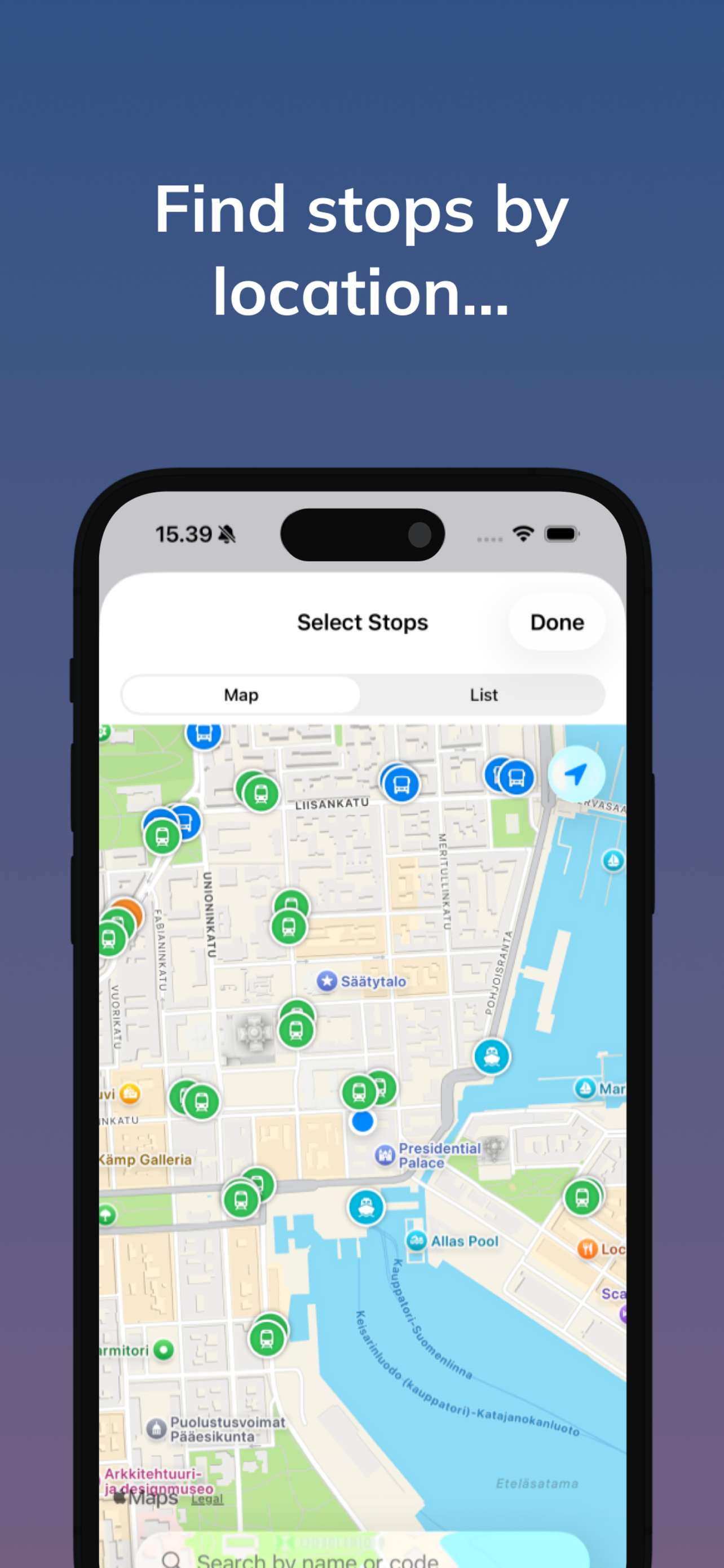 MyStops Helsinki