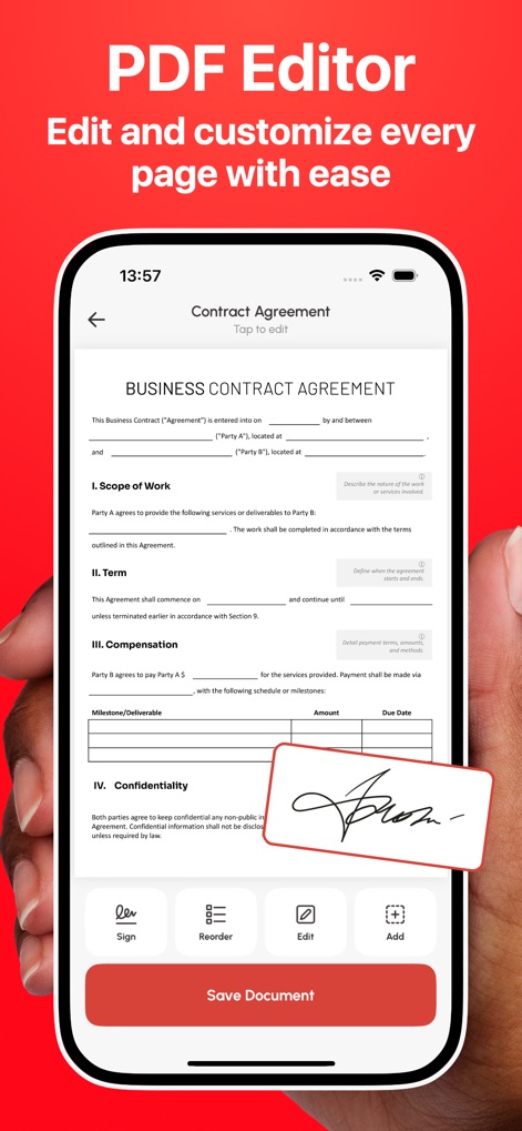 PDF Scanner Document Convert + - Productivity App | MWM