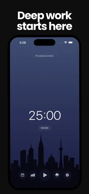 Pomodoro Focus Timer - Chunks screenshot 2