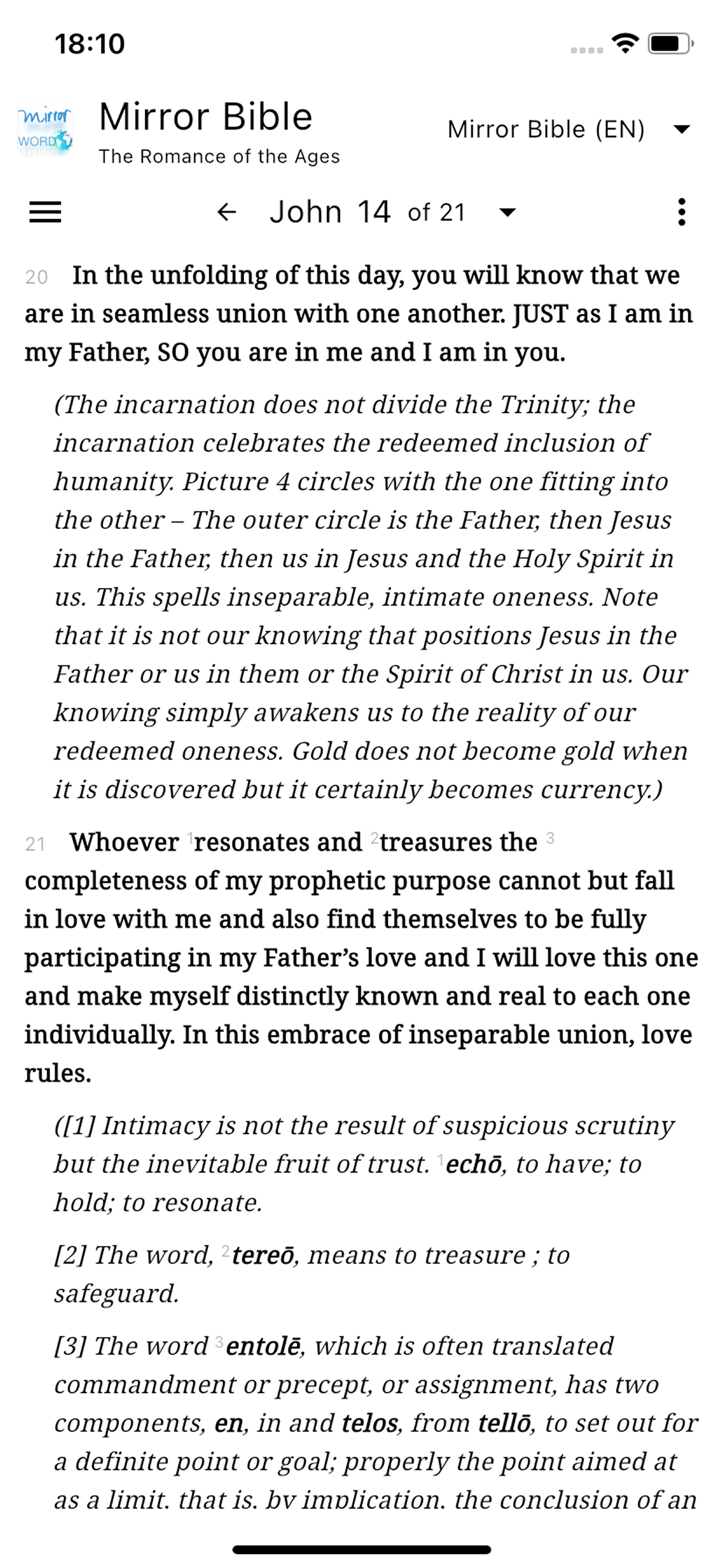 Mirror Study Bible