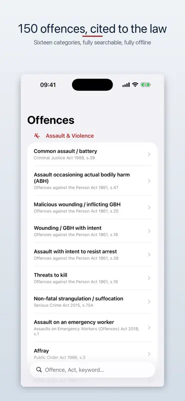 Police Powers & Offences UK screenshot 3 of 10