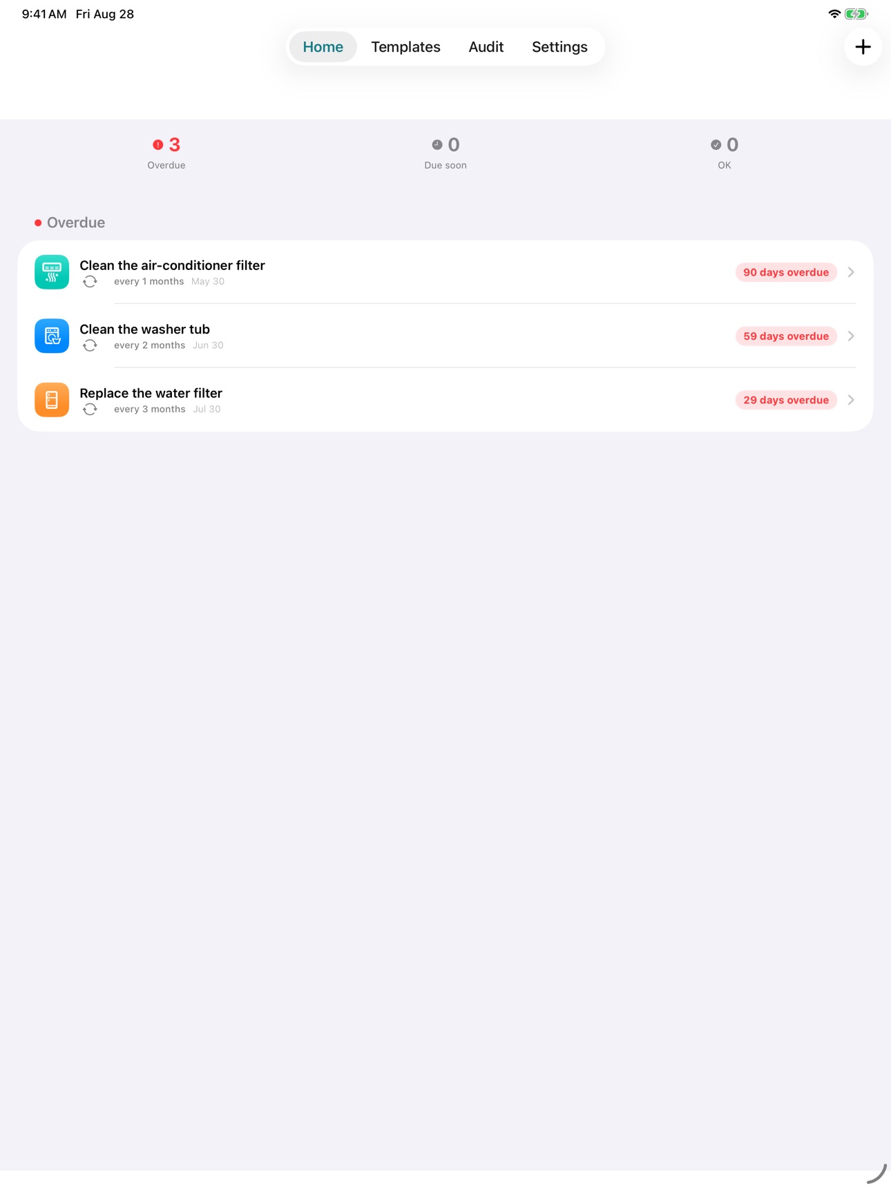 Screenshot 2 of RepeatMente: Home Maintenance
