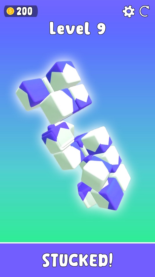 #3. Tap Blocks 3D Puzzle Games (iOS) 由: Huda Majeed