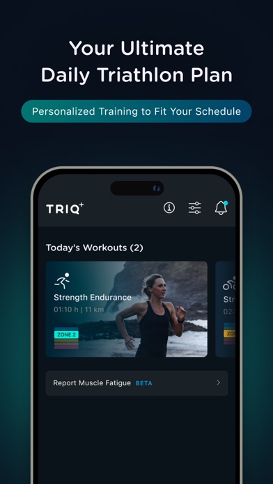 TRIQ - Triathlon Training Plan Screenshot 1 - AppWisp.com TRIQ - Triathlon Training Plan Screenshot 1 - AppWisp.com