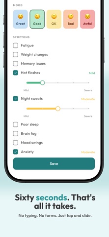 Sage: Menopause & Peri Tracker Screenshot 4 of 6