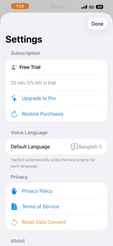 YapText - Tap to Voice Text Screenshot 5 of 5