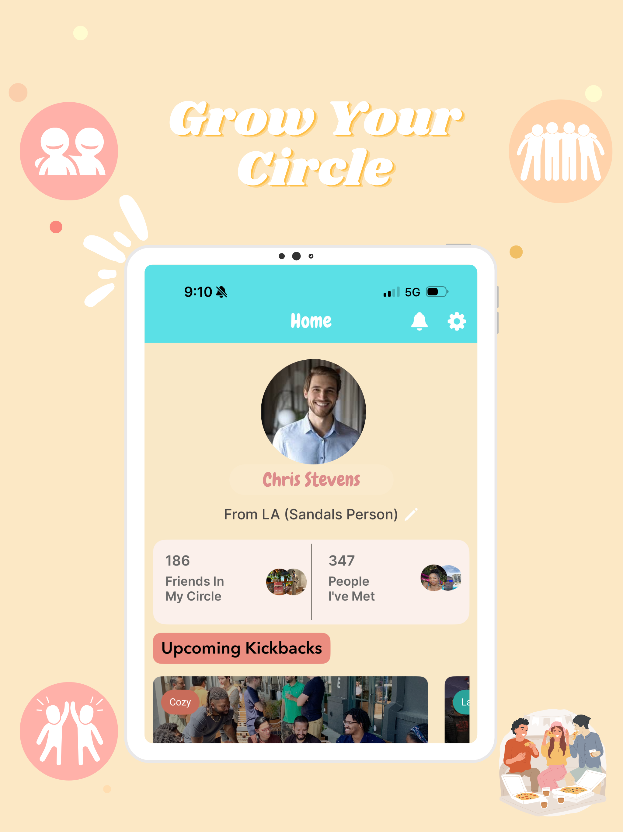 Kickback – Hang Out & Connect
