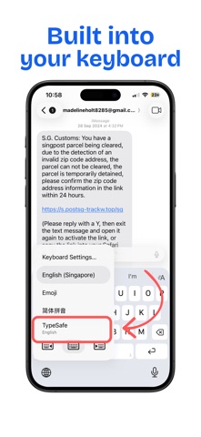 TypeSafe: Scam Protection Screenshot 6 of 7