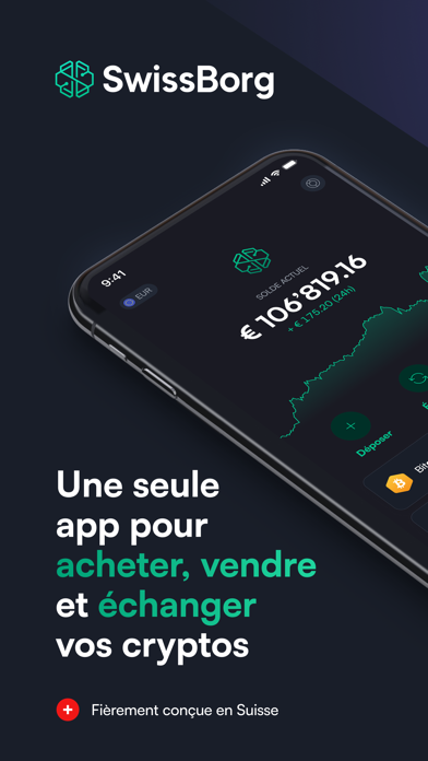 Screenshot #1 pour SwissBorg: Bitcoin, Crypto