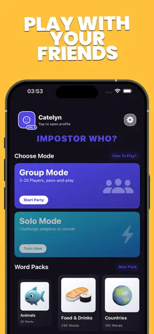 Impostor Who? Spy Party Game screenshot 2