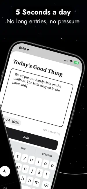 One Good Thing: Daily Journal screenshot 2