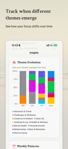 Three – Data-driven journaling Screenshot 5 of 9