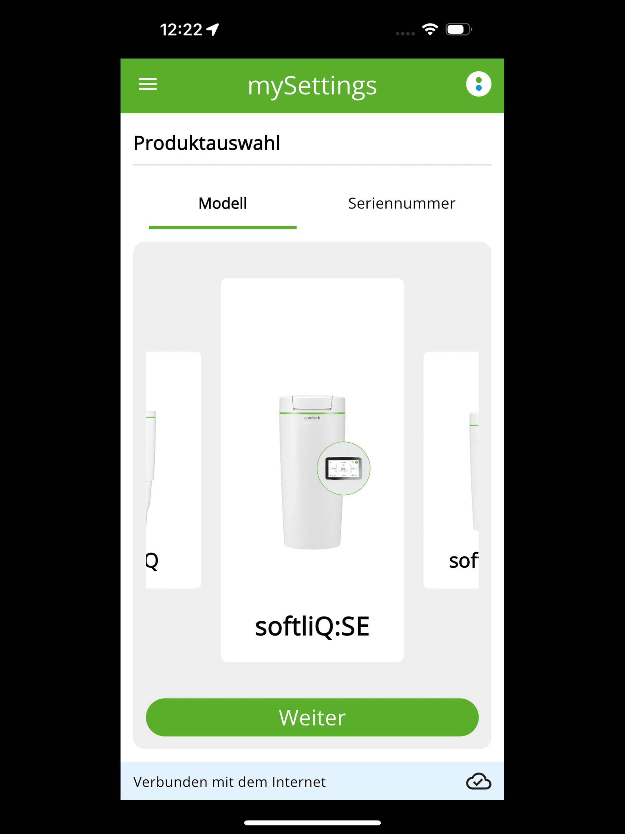 Grünbeck mySettings