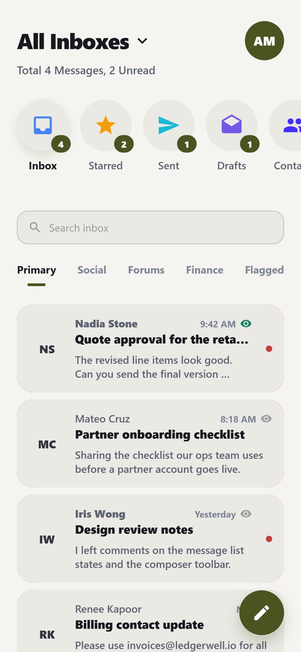 iPhone screenshot