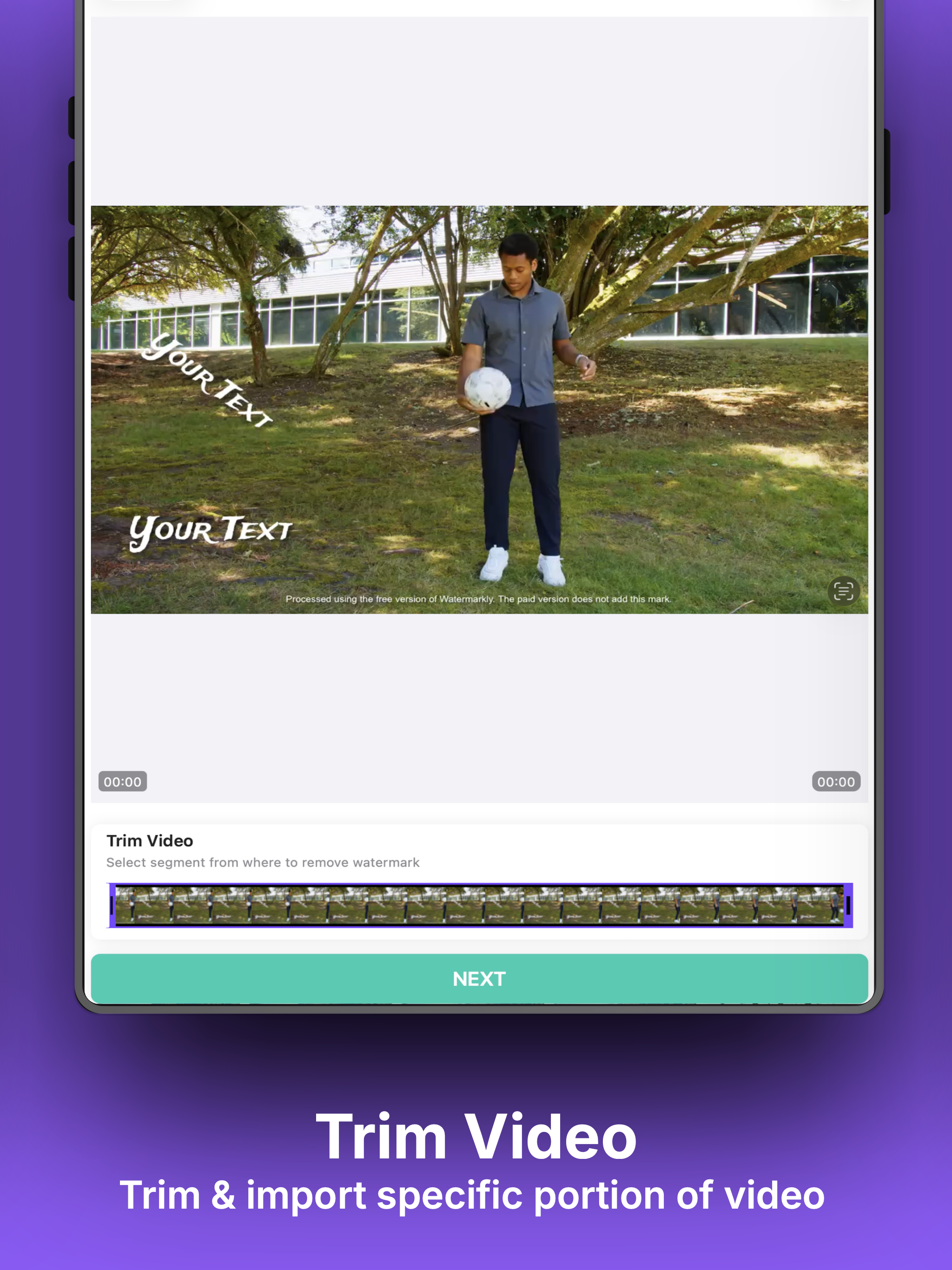remove watermark video retouch