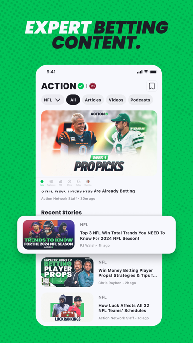 Action Network: Sports Betting Screenshot