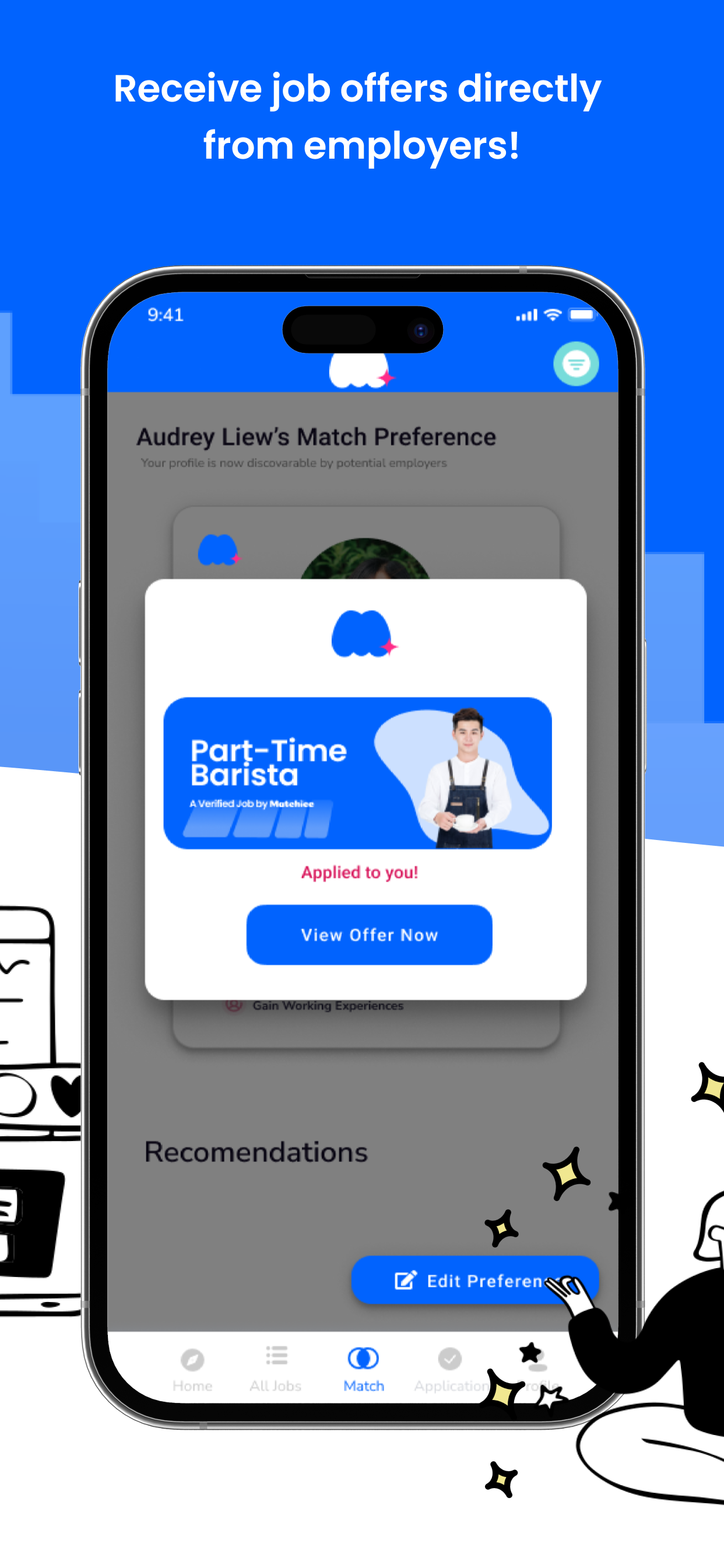 Matchiee: Part-Time Jobs