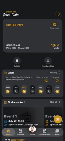 Sports Center Garitage Park screenshot