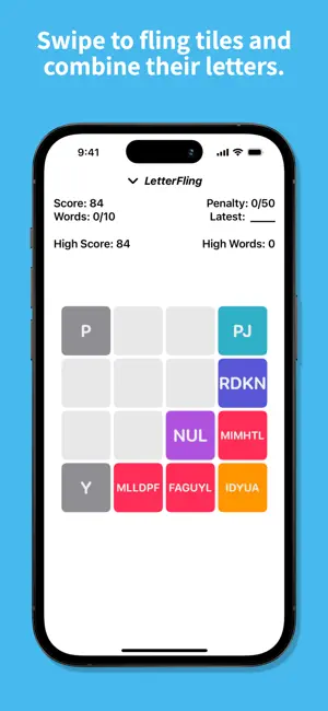 LetterFling - Word Puzzle Game screenshot 2