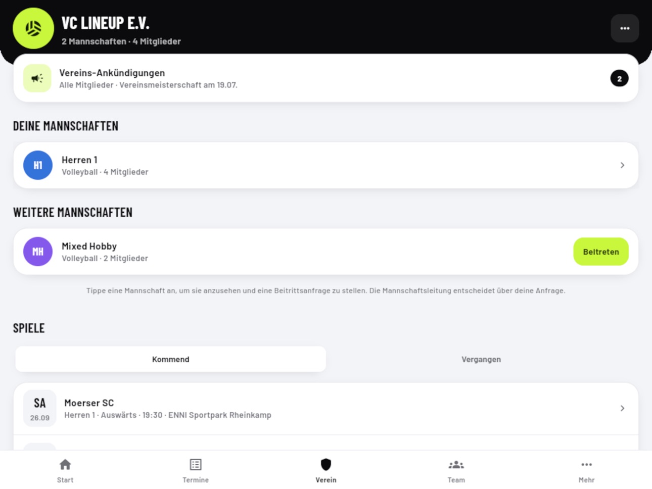 Screenshot 6 of Lineup - Dein Team