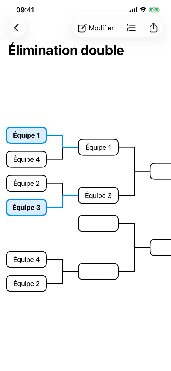 Screenshot #3 pour Bracket Builder: Tournoi
