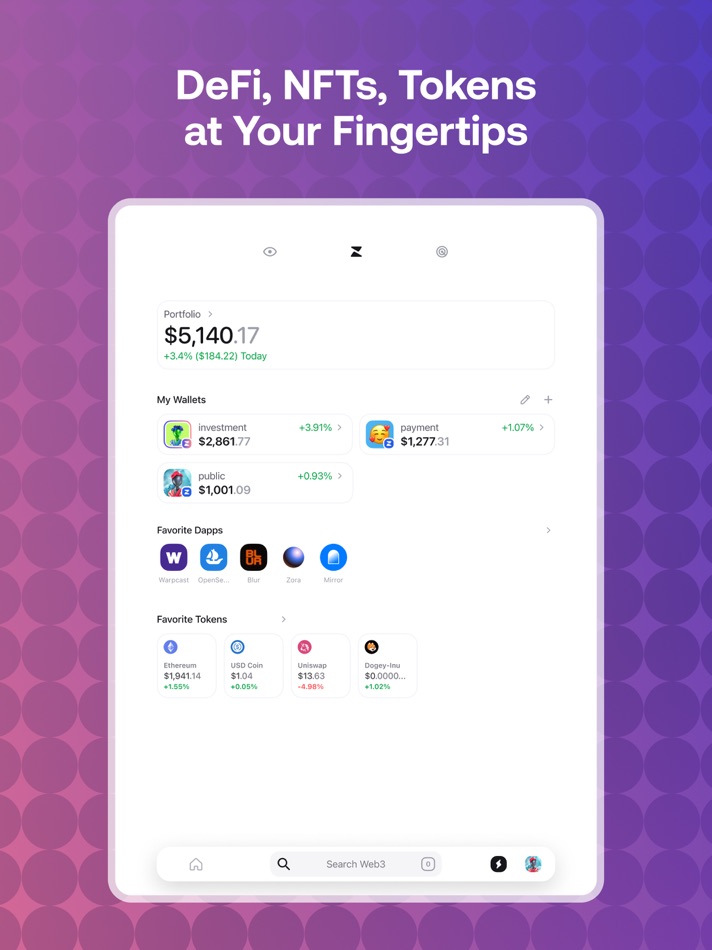 #3. Zerion Wallet: Crypto & DeFi (macOS) 由: Zerion LLC