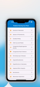 Nursing care plan tables screenshot