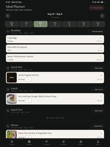 Diet Different iPad screenshot 1