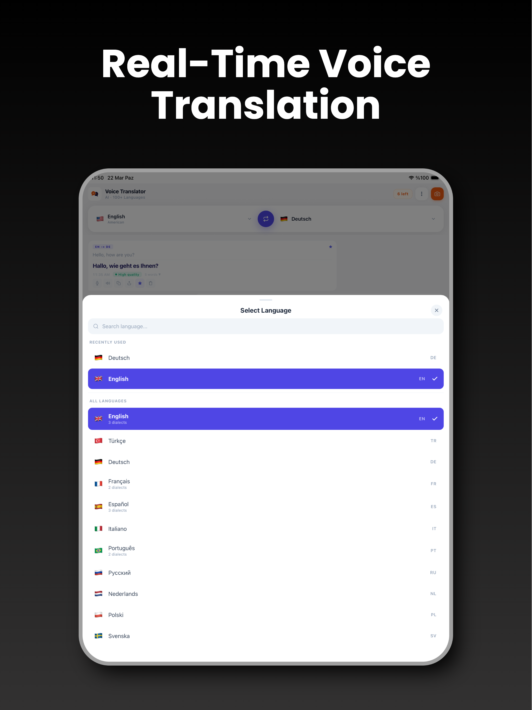 Voice Translator: Any Language