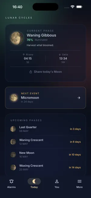 Moon Phases · Lunar Cycles screenshot 3