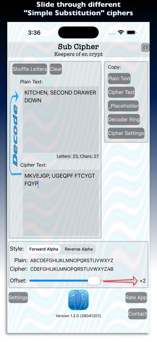 Screenshot #2 pour Sub Cipher