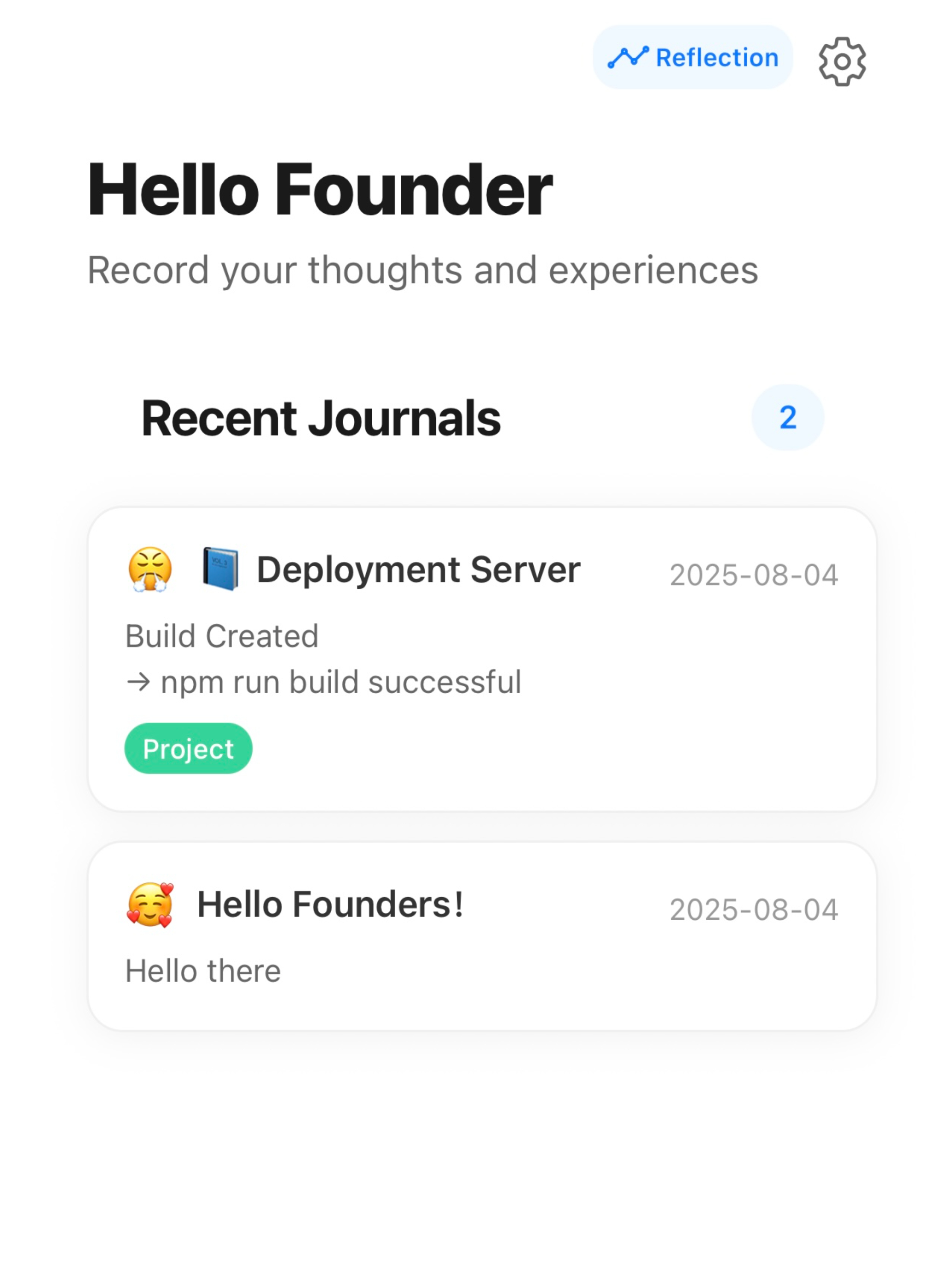 Startup Journal: AI Planner