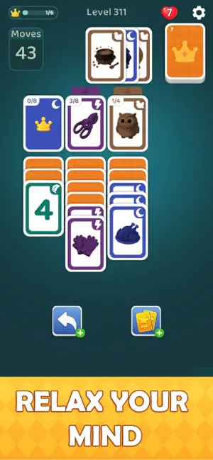 Color Solitaire: Sort Cards screenshot 2