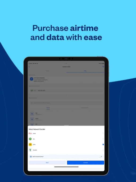 Moniepoint Personal Banking iPad screenshot 5 - Finance app