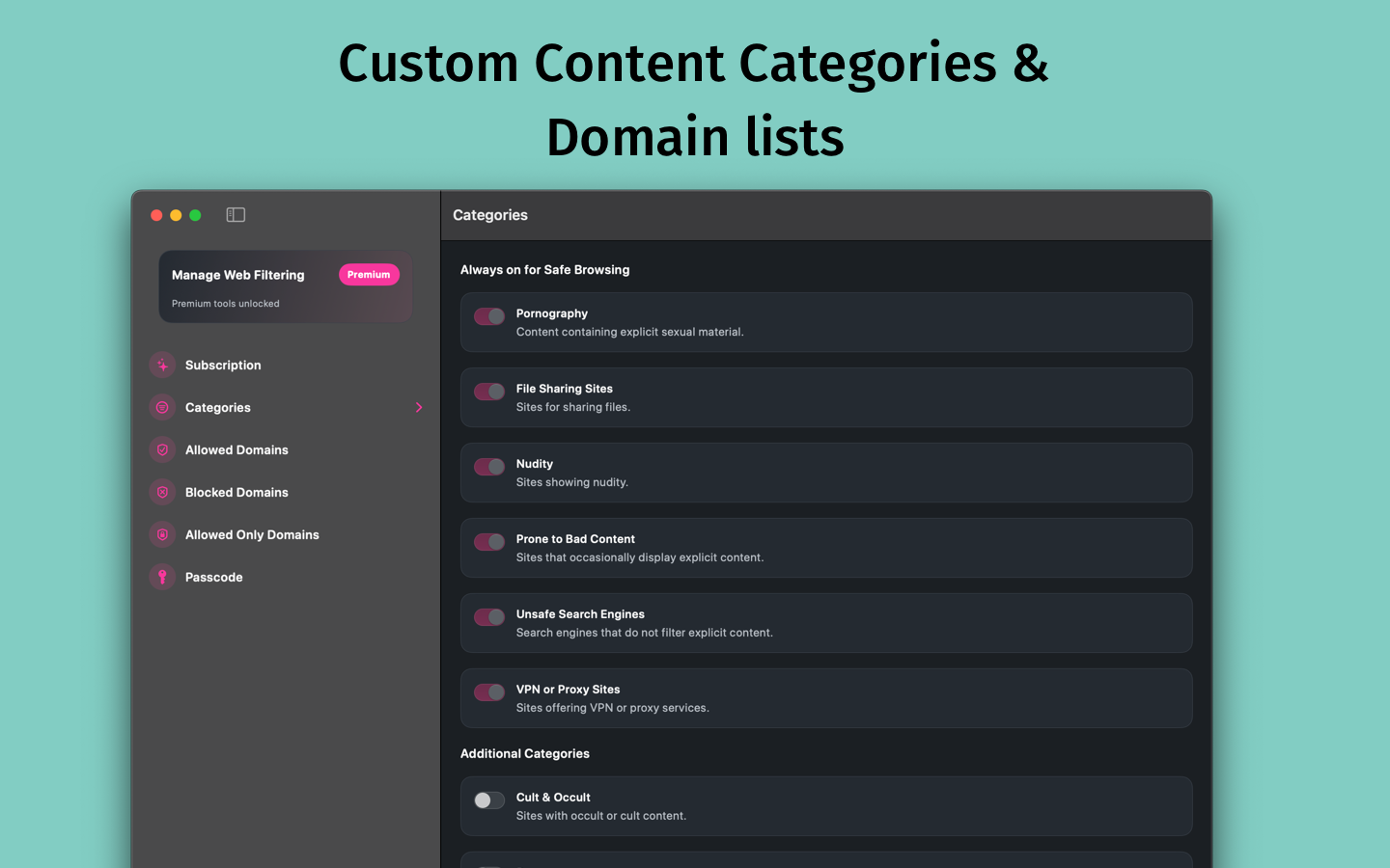 Web Filter for Safari: Blocker screenshot 8